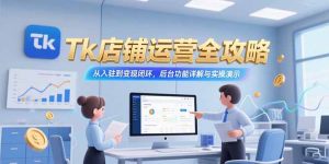 (15345期)Tk店铺运营全攻略,从入驻到变现闭环,后台功能详解与实操演示-中创网_专注互联网创业,项目资源整合-心诚资源网
