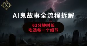 AI鬼故事从0到1全流程拆解,非常详细,全是干货-中创网_专注互联网创业,项目资源整合-心诚资源网