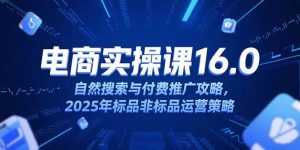 (15262期)淘宝电商运营课16.0,自然搜索与付费推广攻略,2025年标品非标品运营策略-中创网_专注互联网创业,项目资源整合-心诚资源网