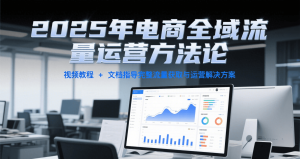 2025年电商全域流量运营方法论,视频教程+文档指导完整流量获取与运营解决方案-中创网_专注互联网创业,项目资源整合-心诚资源网