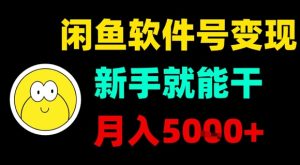 闲鱼软件号变现，新手就能干，月入5k+-中创网_专注互联网创业,项目资源整合-心诚资源网