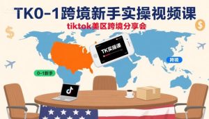 TK0-1跨境新手实操视频课,tiktok美区跨境分享会-中创网_专注互联网创业,项目资源整合-心诚资源网
