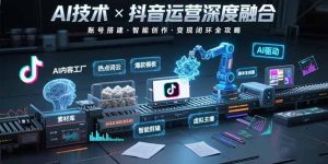 (15630期)AI技术与抖音运营的深度融合应用:涵盖账号搭建、内容创作、收益变现等-中创网_专注互联网创业,项目资源整合-心诚资源网