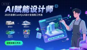AI赋能设计师， 2025全新comfyui设计全流程工作流 ，室内-建筑-景观-美术，零基础直接上手-中创网_专注互联网创业,项目资源整合-心诚资源网