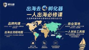 （15857期）出海去 孵化器 一人出海必修课：从品牌构建到商业落地的全流程实战方法-中创网_专注互联网创业,项目资源整合-心诚资源网