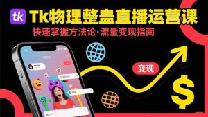 （15645期）Tk物理整蛊直播跨境运营：快速掌握整蛊类直播的运营方法论，实现流量变现-中创网_专注互联网创业,项目资源整合-心诚资源网
