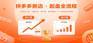 拼多多新店起盘全流程,含选品上架、流量玩法,微付费、强付费推广与7天起店盈利策略-中创网_专注互联网创业,项目资源整合-心诚资源网
