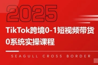 TikTok跨境0-1短视频带货，系统拆解TikTok跨境带货全链路，实现跨境可持续盈利-中创网_专注互联网创业,项目资源整合-心诚资源网
