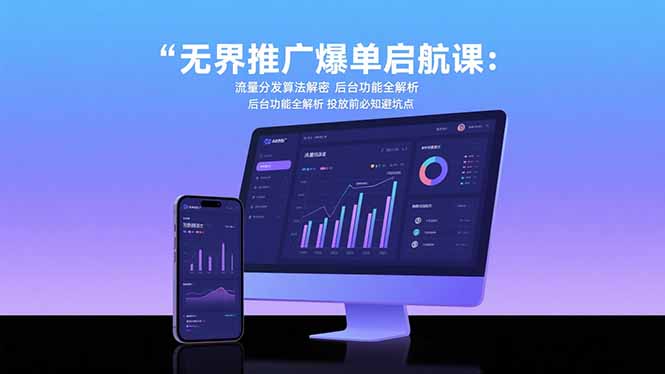 （15567期）无界推广爆单启航课：流量分发算法解密 后台功能全解析 投放前必知避坑点-中创网_专注互联网创业,项目资源整合-心诚资源网