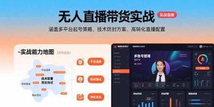 （15622期）无人直播带货实战，涵盖多平台起号策略、技术防封方案、高转化直播配置-中创网_专注互联网创业,项目资源整合-心诚资源网