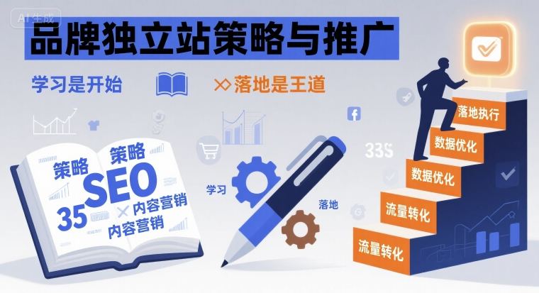 品牌独立站策略与推广，学习是开始，落地是王道-中创网_专注互联网创业,项目资源整合-心诚资源网