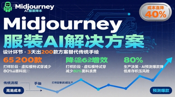 AI在服装领域的运用，使用midjourney做服装辅助企业降低成本-中创网_专注互联网创业,项目资源整合-心诚资源网