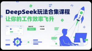 DeepSeek玩法合集课程，让你的工作效率飞升-中创网_专注互联网创业,项目资源整合-心诚资源网