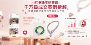 (15742期)小红书珠宝运营课:千万级成交案例拆解,搭建高转化珠宝账号的核心方法-中创网_专注互联网创业,项目资源整合-心诚资源网