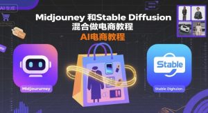 Midjourney和Stable Diffusion混合做电商教程-ai电商教程-中创网_专注互联网创业,项目资源整合-心诚资源网