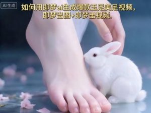 如何用即梦ai生成爆款玉足美足视频,即梦出图+即梦出视频,快速涨粉-中创网-专注创业项目分享_资源整合-心诚资源网