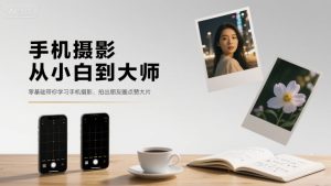 手机摄影从小白到大师,零基础带你学习手机摄影,拍出朋友圈点赞大片-中创网_专注互联网创业,项目资源整合-心诚资源网