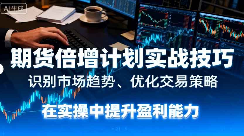 期货倍增计划实战技巧：识别市场趋势、优化交易策略，在实操中提升盈利能力-中创网-专注创业项目分享_资源整合-心诚资源网