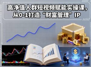 高净值人群短视频赋能实操课,从0-1打造“财富管理”IP-中创网-专注创业项目分享_资源整合-心诚资源网
