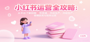 小红书运营全攻略:从平台了解到账号搭建、内容生产,做爆款库与矩阵运营-中创网-专注创业项目分享_资源整合-心诚资源网