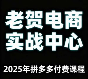 老贺电商2025年拼多多付费课程，用通俗易懂的方法告诉你多多怎么玩-中创网_专注互联网创业,项目资源整合-心诚资源网