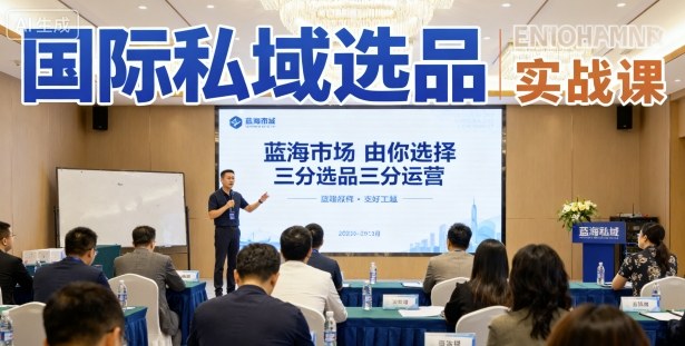 国际私域选品实战课，蓝海市场由你选择，七分选品三分运营-中创网-专注创业项目分享_资源整合-心诚资源网