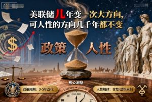 付费文章：美联储几年变一次大方向，可人性的方向几千年都不变-中创网-专注创业项目分享_资源整合-心诚资源网