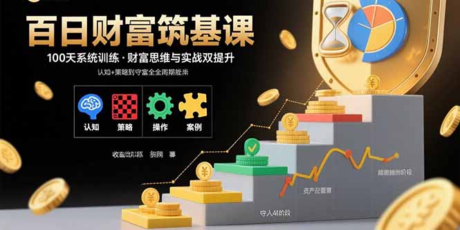 （15874期）百日财富筑基课：认知+策略+实操+案例拆解  实现从创富到守富全周期能力-中创网_专注互联网创业,项目资源整合-心诚资源网