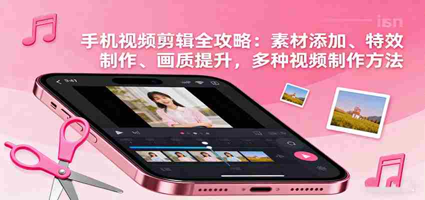 手机视频剪辑全攻略：素材添加、特效制作、画质提升，多种视频制作方法-中创网-专注创业项目分享_资源整合-心诚资源网