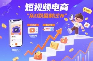 短视频电商:短视频变现从0到盈利过W-中创网_专注互联网创业,项目资源整合-心诚资源网