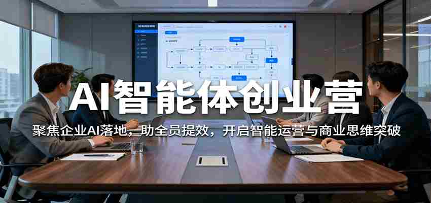 AI智能体创业营：聚焦企业AI落地，助全员提效，开启智能运营与商业思维突破-中创网-专注创业项目分享_资源整合-心诚资源网