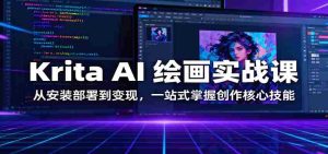 Krita AI 绘画实战课:从安装部署到变现,一站式掌握创作核心技能-中创网-专注创业项目分享_资源整合-心诚资源网