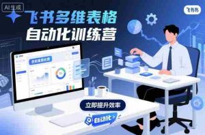 飞书多维表格自动化训练营,手把手教你告别重复处理,用多维表格开启高效办公新模式-中创网-专注创业项目分享_资源整合-心诚资源网