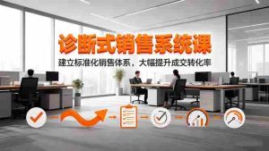 (16435期)诊断式销售系统课,建立标准化销售体系,大幅提升成交转化率-中创网-专注创业项目分享_资源整合-心诚资源网