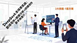 (16418期)DeepSeek全场景实战:职场写作+数据分析+自媒体创作,新手快速月入过万-中创网-专注创业项目分享_资源整合-心诚资源网
