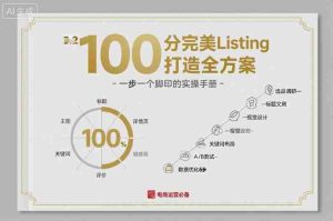 100分完美Listing打造全方案，想要完美listing必须是需要一步一个脚印的-中创网-专注创业项目分享_资源整合-心诚资源网