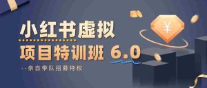 小红书虚拟项目特训班6.0 ,养号/选品/自动发货/爆款笔记(含40节视频课)-中创网-专注创业项目分享_资源整合-心诚资源网