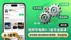 (16262期)视频号电商0-1起号全案课:账号搭建+推流逻辑+微付费调整,等实操体系-中创网-专注创业项目分享_资源整合-心诚资源网
