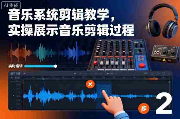 音乐系统剪辑教学,实操展示音乐剪辑过程