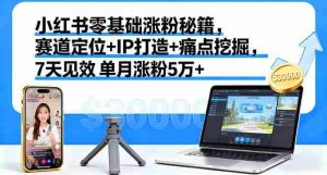 (16158期)小红书零基础涨粉秘籍,赛道定位+IP打造+痛点挖掘,7天见效 单月涨粉5万+-中创网-专注创业项目分享_资源整合-心诚资源网