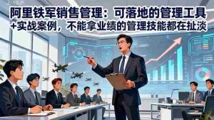 (16436期)阿里铁军销售管理:可落地的管理工具+实战案例,不能拿业绩的管理都在扯淡-中创网-专注创业项目分享_资源整合-心诚资源网