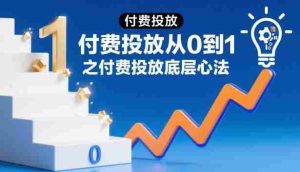 付费投放从0到1之付费投放底层心法-中创网-专注创业项目分享_资源整合-心诚资源网