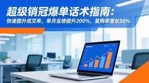 （16511期）超级销冠爆单话术指南：快速提升成交率，单月业绩提升200%，复购率增长50%-中创网-专注创业项目分享_资源整合-心诚资源网