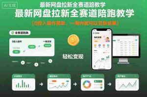 最新网盘拉新全赛道陪跑教学，0投入操作简单，一周内就可以见到成果-中创网-专注创业项目分享_资源整合-心诚资源网