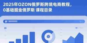 2025年OZON俄罗斯跨境电商教程,0基础掘金俄罗斯-中创网-专注创业项目分享_资源整合-心诚资源网