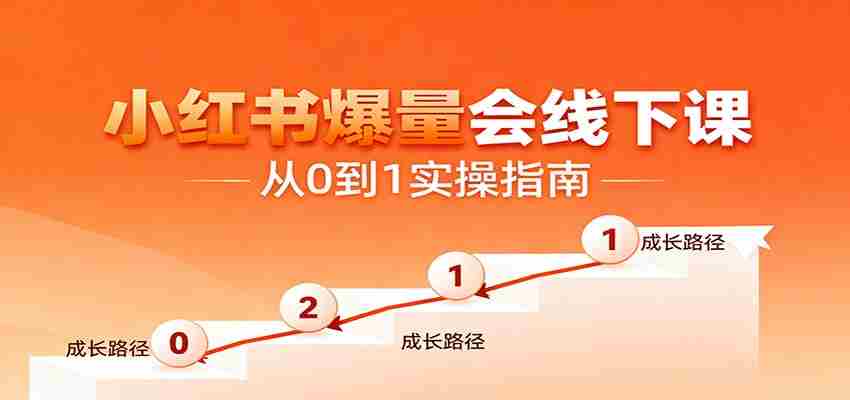 小红书爆量会线下课，聚焦小红书运营全流程，从0到1爆店实操方案-中创网-专注创业项目分享_资源整合-心诚资源网
