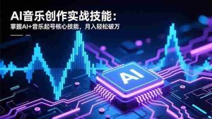 (16600期)AI音乐创作实战技能:掌握AI+音乐起号核心技能,月入轻松破万-中创网-专注创业项目分享_资源整合-心诚资源网